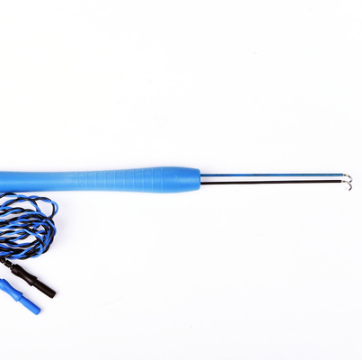 Sonda eliminabile 180° di stimolazione del gancio di Repusi IONM doppia con la maniglia blu