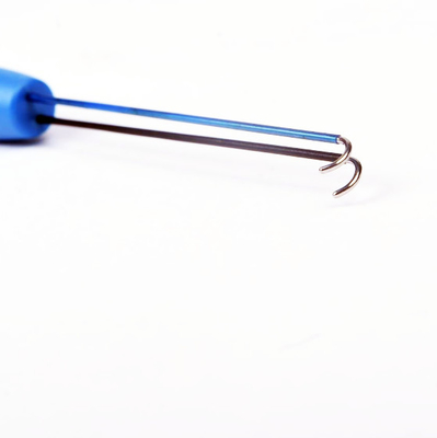 Sonda eliminabile 180° di stimolazione del gancio di Repusi IONM doppia con la maniglia blu