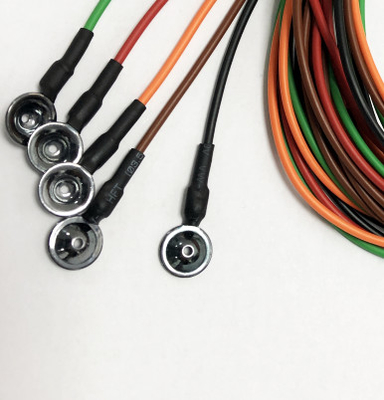 Elettrodo multicolore della tazza di elettroencefalogramma con le tazze di elettroencefalogramma del cloruro di 10mm AgCL