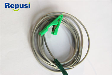 Cavo di cavi del morsetto a coccodrillo REP-1.5C-02 con la lunghezza del connettore 150m di Touchproof