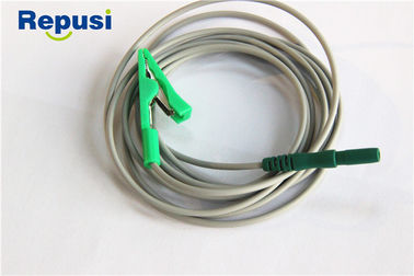 Cavo di cavi del morsetto a coccodrillo REP-1.5C-02 con la lunghezza del connettore 150m di Touchproof