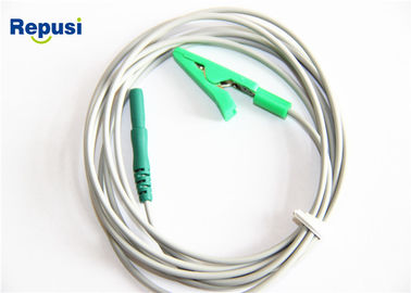 Lunghezza riutilizzabile 3pcs del morsetto a coccodrillo 150m di elettrocardiogramma/ECG di REPUSI per insieme