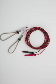 Rosso sensoriale dello spazio in bianco di twisted pair dell'elettrodo del ciclo del dito del rappresentante -1.5R Resusable EMG