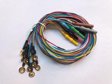 Oro riutilizzabile dell'elettrodo della tazza di elettroencefalogramma di REPUSI placcato con 12 clors