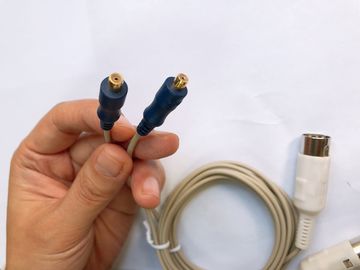 Il cavo riutilizzabile concentrico/EMG dell'elettrodo ha protetto il cavo