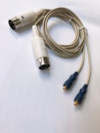 Il cavo riutilizzabile concentrico/EMG dell'elettrodo ha protetto il cavo